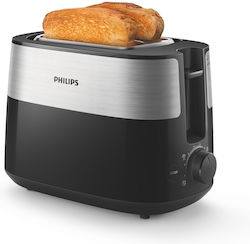 Philips Φρυγανιέρα 2 Θέσεων 830W Μαύρη Philips Φρυγανιέρα 2 Θέσεων 830W Μαύρη