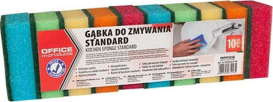 Office Products Set Küchenschwämme Gerichte Mehrfarbig 10Stück
