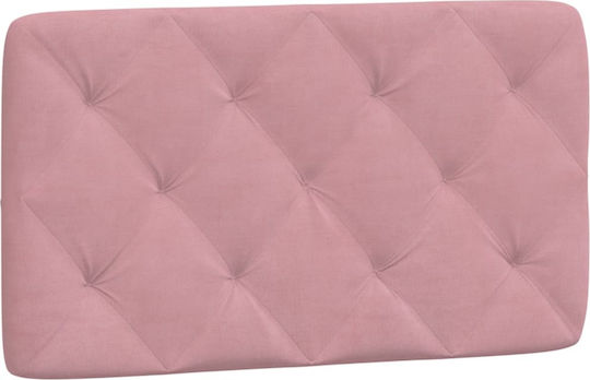 vidaXL Stoff-Kopfstütze Für Bett Rosa 92x48cm