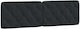 vidaXL Fabric Bed Headboard Cushion Black 162x48cm
