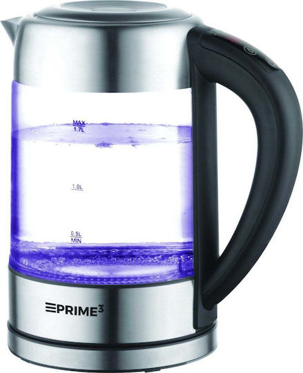 Prime3 Kettle 1.7lt 2200W Silver