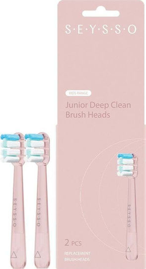 Seysso Electric Toothbrush Heads 2 Pieces for 3+ Years