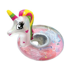 Kids' Swim Ring Unicorn Light Blue