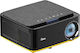 Silelis Silelis P-4 Projector LCD LED Lamp with Built-in Speakers Black
