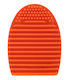 Ubx Silicone Brush Attachment Cleaning Makeup Brushes 7x5x3cm Orange