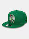 New Era Boston Jockey cu vizieră dreaptă Verde