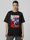 T-shirt Μαύρο