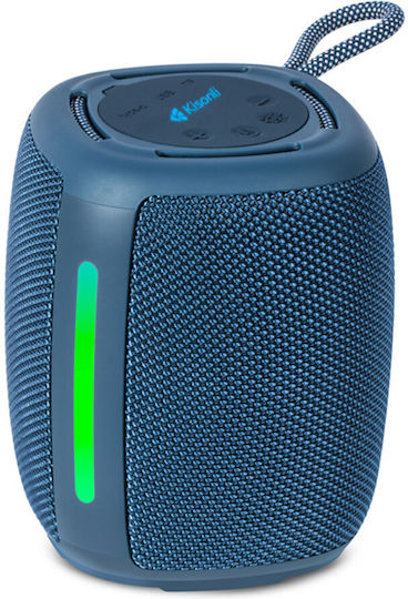 Kisonli Q17 Ηχείο Bluetooth 8W με Ραδιόφωνο και Διάρκεια Μπαταρίας έως 6 ώρες Μπλε
