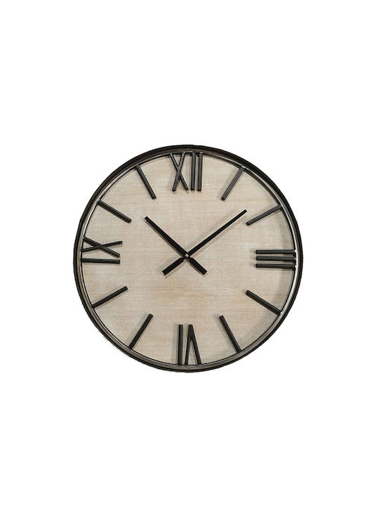 InTheBox Wall Clock Metallic White Ø50cm