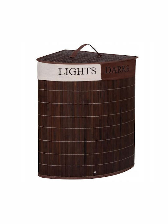 Springos Laundry Basket Bamboo Brown