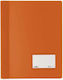 Durable Clipboard with Clip for Paper A4 Orange 1pcs