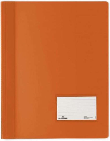 Durable Clipboard with Clip for Paper A4 Orange 1pcs