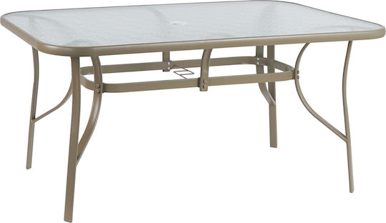 Garten- und Terrassentisch Bruno 38x38x72 Champagner Garten- und Terrassentisch Bruno 38x38x72 Champagner