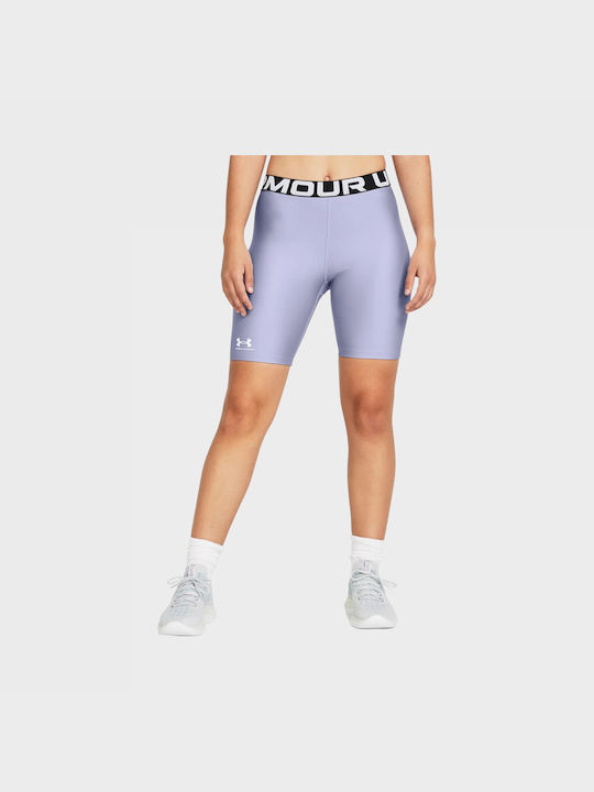 Under Armour Women's Training Legging Shorts High Waisted Lilac