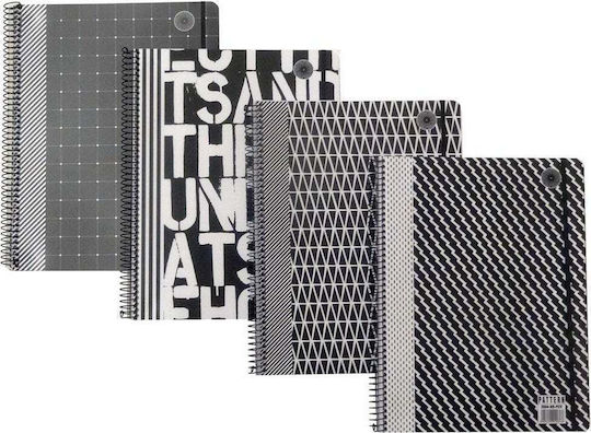 Ziemia Obiecana Set 5 Notebooks Spiral 80 Sheets A4 Square