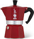 Bialetti Stovetop Espresso Pot for 1 Cups Red