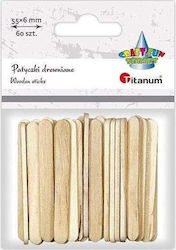 Titanum Craft Sticks 60pcs