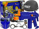 Lean Sport Police Set Swat Mask Helmet Badge Pistol 36cm
