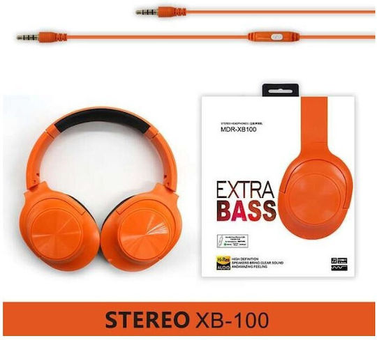 MDR-XD100 On Ear Ακουστικά Πορτοκαλί