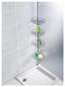 Wenko Corner Wall Mounted Bathroom Shelf Metallic 25x20x20cm Silver