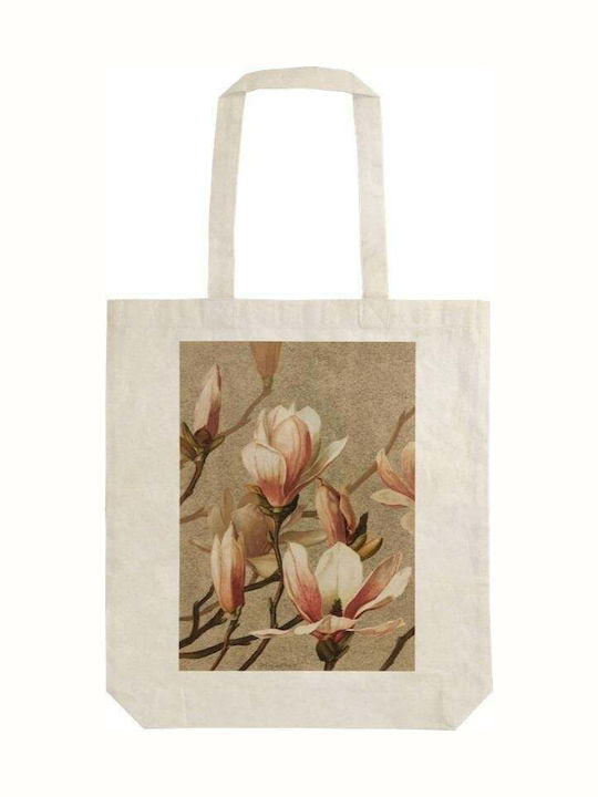 Skona Ting Cotton Shopping Bag in Beige Color