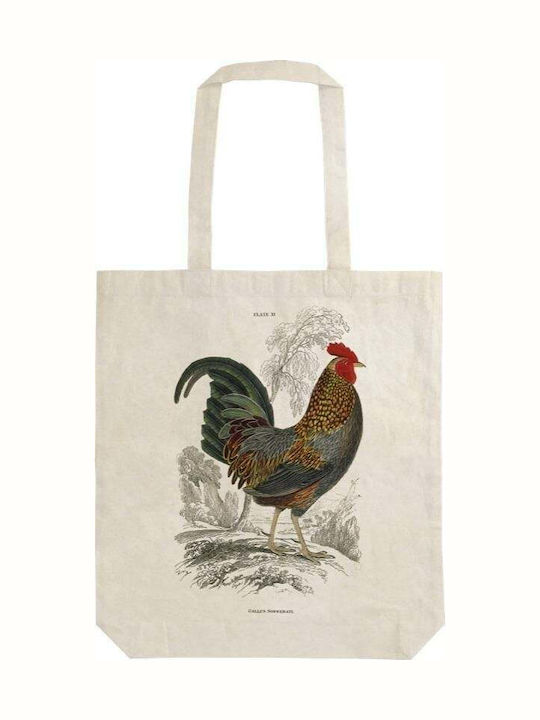 Skona Ting Cotton Shopping Bag in Beige Color