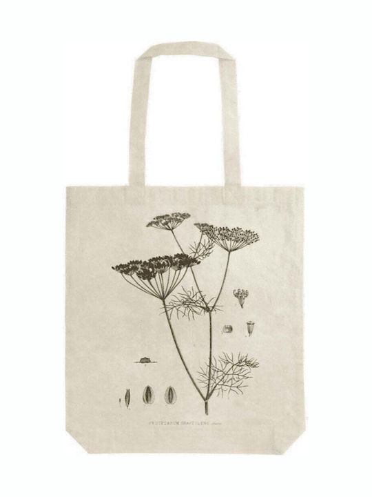 Skona Ting Cotton Shopping Bag in Beige Color