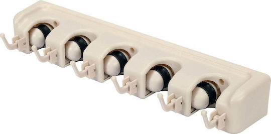 Toya Single Wall-Mounted Bathroom Hook Silver