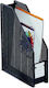 Grand Prix Magazine File Organizer Metal Black