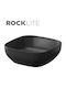 Cersanit Countertop Sink Ceramic 38x38cm Anthracite Mat