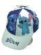 Disney Kids' Hat Jockey Fabric Stitch Blue