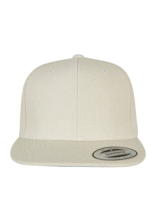 Men's Snapback Cap White