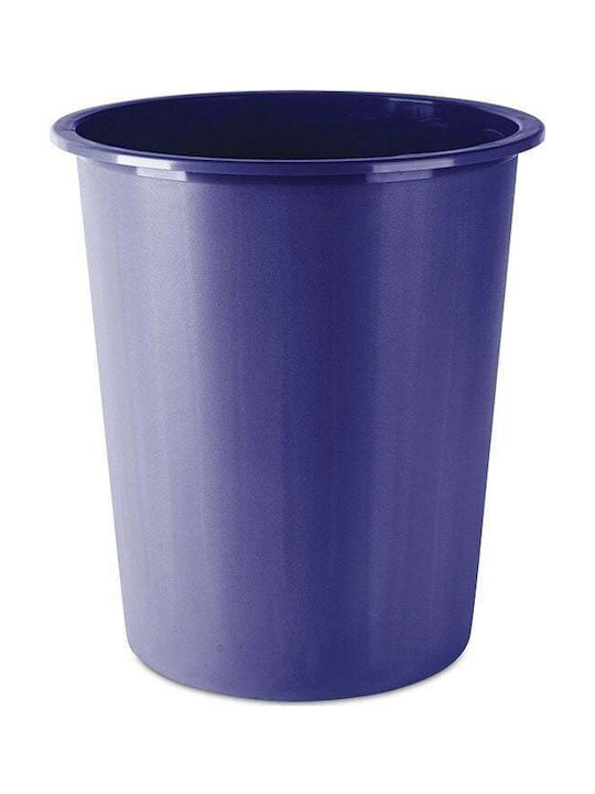 Donau Office Plastic Waste Bin 14lt Blue