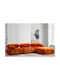 Γωνιακός Καναπές με Αναστρέψιμη Γωνία Orange 288x75x75εκ.