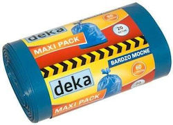 DEKA nuts Σακούλες Απορριμάτων Χωρητικότητας 60lt 60τμχ Μπλε