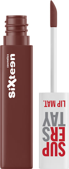 Șaisprezece Rujuri de Buze Super Stay Lip Matte #122 - Brown Sugar