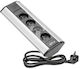 Gtv Power Strip 4 Positions with Cable 2m Silver