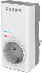 Philips Single Socket with Surge Protection