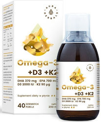 Aura Herbals Omega 3 + D3 + K2 200ml