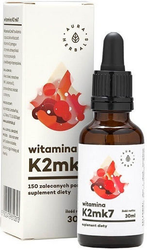 Aura Herbals Витамин K2mk7 Хранителна добавка 30мл