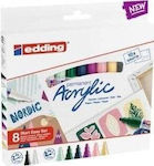 Edding Markere Acrilice Multicolor 8buc