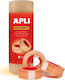 Apli Tape 19mm x 33m 8pcs