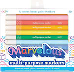 Ooly Green Drawing Markers Set of 12pcs pcs