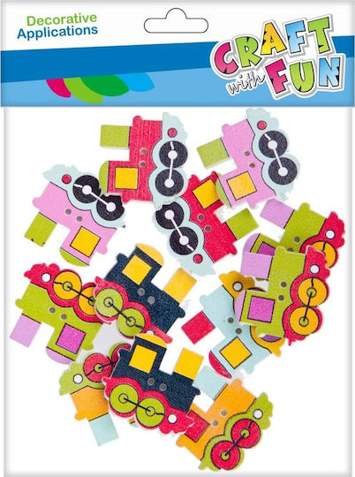 Craft with Fun Αυτοκόλλητα 12τμχ
