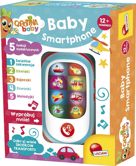 Lisciani Giochi Toy Phone with Sounds for 12++ Months