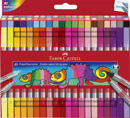 Faber-Castell Zeichenstifte 1mm Feine Set 40 Farben