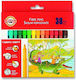 Koh-I-Noor Washable Drawing Markers Thin Set 30pcs
