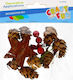 Craft with Fun Element decorativ pentru proiecte DIY Beige 14buc