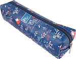 Bee-bee Pencil Case Metal with 1 Compartment Blue