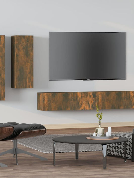 Wohnzimmer TV-Einheit Smoky Oak L100xB30xH30cm